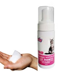 에밀리펫 워터리스 거품샴푸 레몬 플루메리아 토끼 기니피그 친칠라 햄스터 목욕샴푸, 1개, 150ml푸르메리아향