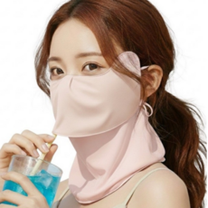 르쏘 자외선차단 골프 스포츠 자석 원터치 남녀공용 마스크, 1개, 핑크