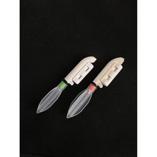 扇型新款醒目夜釣電子竿稍燈鈴鐺海桿燈熒光棒變色釣魚報警器光桿電子竿尾燈 咬鉤爆閃 電子夜光棒 釣竿燈 CR425 竿稍燈, 1個, 新款加強（扇形竿稍燈）-紅色,1個裝/送電池