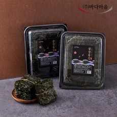 바다마음 먹기좋게 자른 두번구운 25년 햇 즉석 곱창돌김, 80g 이상, 1개