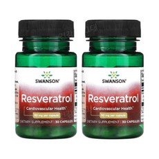 스완슨 레스베라톨 라스베라트롤 50mg 30캡슐 3개 레스베라트롤 Resveratrol, 30정