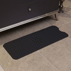반야스토리 욕실 미끄럼방지 매트 흡착식 논슬립 샤워부스 욕조, 1개, 블랙(40*100cm)