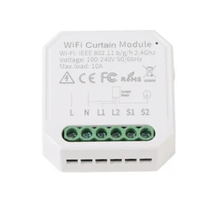 Tuya-Zigbee/WiFi 커튼 스위치 모듈 롤러 셔터 블라인드 스마트 홈 음성 원격 제어 알렉사 구글, 01 하얀색