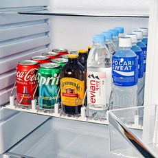 5To 냉장고 자동 캔 음료 트레이 편의점 음료수 디스펜서 맥주 캔맥주 정리, 3열, 1개