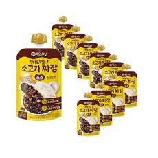 남양 아이꼬야 맘스쿠킹 소고기 짜장소스 (12개월부터) 100g 10개, 짜장맛, 1세트