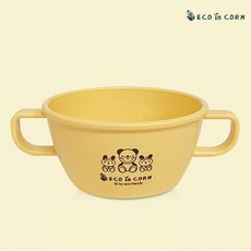 에코인콘 옥수수 손잡이볼(소) 스낵볼 간식 과자그릇, 상세페이지 참조, 1개
