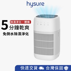 hysure 空氣清淨除濕機 1000ML/D 除濕量 HEPA濾網 45W 節能省電 適合1-20坪空間, Q10