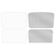 YZ 테슬라 선루프 선쉐이드 마그네틱 흡착 천장 햇빛가리개 선쉐이드 엔테리어 악세사리, 1세트, 블랙