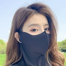 베스페라 자외선차단 햇빛가리개 골프마스크, 2개입, 블랙