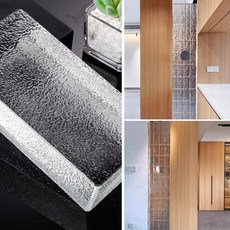 크리스탈 벽돌 파티션 투명 칸막이 시공 욕실 인테리어 반투명, 상세페이지 참고