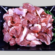 [으뜸한돈] 국내산 냉장 한돈 찌개용 돼지고기 500g, 1팩