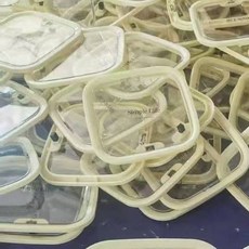 桌麵筆筒 兒童髮飾收納盒, 1個, 4帶蓋子加大加厚【單蓋子】菱形收納盒