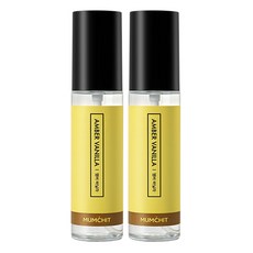 멈칫 섬유향수, 엠버 바닐라, 70ml, 2개
