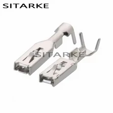 개조 전용 터미널 2.8 시리즈 자동 와이어 헤드라이트 커넥터 핀 벤츠 DJ625B-2.8 * 100, 02 100 Pcs, 01 보라색