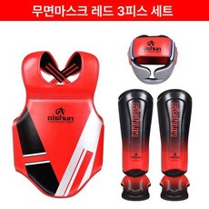 카프킥 미트 로우킥 참고 단품 샌드백 타겟 복싱 격투기 대항운동 레그킥, 3피스 레드, L