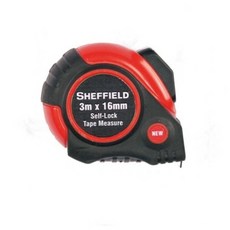 쉐필드 셀프락 자동 줄자 5m 측정공구 길이측정 수동줄자