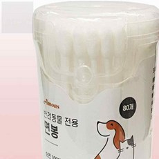 차니상점 아몬스 반려동물 면봉 80입 고양이눈꼽관리