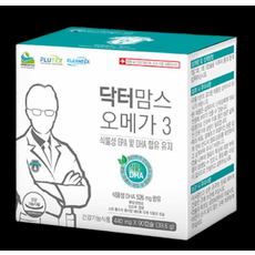 닥터맘스 퍼스트맘 오메가3 식물성 rtg 알티지 오메가스리 임산부 영양제, 1개, 90정