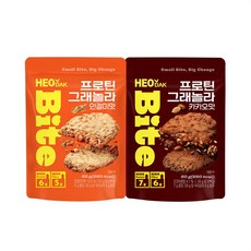 허닭BITE 실온 프로틴 그래놀라 혼합 (카카오 인절미), 10개, 50g