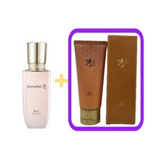 수려한 연 베이스 핑크 35ml+수려한 클렌징 폼 100ml, 1