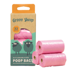 Green Sheep 分解撿便袋 粉色, 1套, 32個裝
