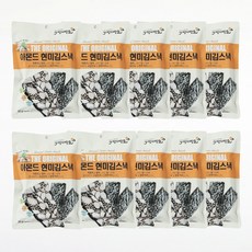 기장사람들 아몬드 현미 김스낵 간식용 30g, 10개