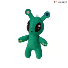 이케아 AFTONSPARV 초록 외계인 인형 (소/10cm), 10cm, 단품, 1개