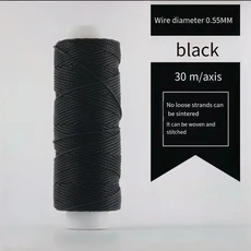 0.55mm 거품 왁스 칠한 Therad 코드 Diy 수공예 도구 스티칭 미터 라운드 바느질 라인 41 색상, 37 01