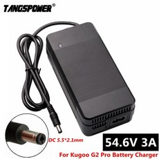 Kugoo G2 Pro Kugoo C1 용 리튬 이온 배터리 충전기 DC 5.5mm x 2.1mm 커넥터 13S 54.6V 3A 48V, [04] AU, 1개