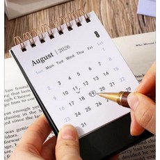 미니 캘린더 탁상달력 일정관리 책상용 세련된 2026년, 화이트