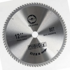 목공용 원형톱날 30.5cm 내구성 삼합판 파피클, 1개