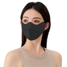 立體口罩 冰絲 親膚 防曬 口罩 面罩, 1個, 鑽石灰