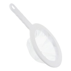 PATIKIL 235 x 145 mm 식품 필터 스트레이너 100메시 주방 메쉬 필터 스트레이너 파인 메쉬 시브 손잡이 포함 필터 주스 커피 두유용 화이트