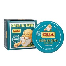 Cella 杏仁刮鬍皂 150ml, 1個, 有機款- 綠 刮鬍皂