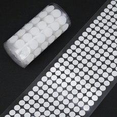 미즈코스 60p 원형 찍찍이 초강력 양면 스티커 재사용, 2세트, 10mm(60p)