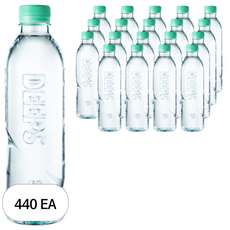 Deeps 에코 그린 먹는 해양 심층수 무라벨, 500ml, 440개