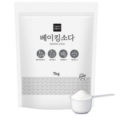 가성비가브랜드다 베이킹소다 가루 세제 7KG+스푼 파우치 지퍼백, 1개, 7kg