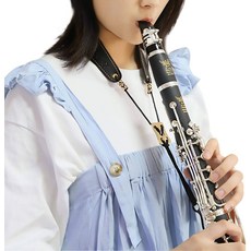 클라리넷 블랙 넥 스트랩 오보에 슈퍼 파이버 아연 합금 후크 악기 액세서리 부품