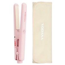 VODANA Pocket Mini陶瓷負離子直髮造型夾, 粉紅香草, VS232