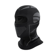 保暖頭套 機車頭套 滑雪防寒面罩 騎行面罩 自行車頭套 機車口罩 防風帽 外送頭罩 運動頭巾 運動頭套, 炭黑色