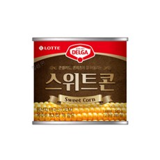 롯데 델가 스위트콘 340gX24개 1BOX 콘치즈 샐러드 안주 옥수수 캔통조림 식재료 식당, 340g, 24개