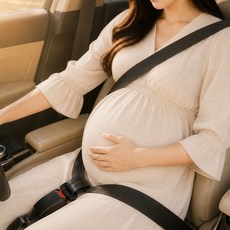 에스테 안심 임산부 안전벨트 태아보호 압박없는 차량용 안전벨트고정장치, 1개, 블랙