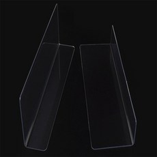[심플] L형 투명 칸막이 1P 낮은파티션