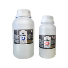 투명 에폭시 1kg/EPOXY 레진 공예 수지 스티커///연질, 투명에폭시 1kg///연질, 1세트