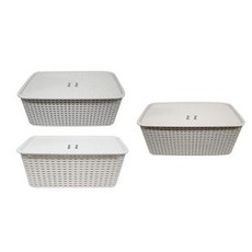 뚜껑 바구니-중(40x27.2xH14.2cm) 색상랜덤 라탄패턴 big2+8YIh
