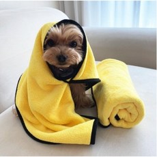 반려동물 극세사 펫타올 목욕타올, 1개