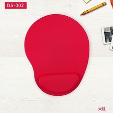 純色EVA護腕鼠標墊加厚海綿舒適輕薄鼠標手託墊, 1個, 大紅:如圖所示