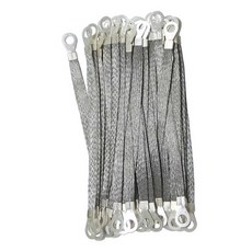 케이블 접지 범퍼 본딩 편조 편조선 접지선 트레이, 구리피복 알루미늄 2.5제곱미터-길이 200mm-100