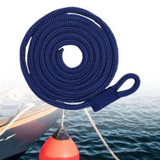 요트 펜더 라인 내구성 있는 해양 로프 도크 보호대 폰툰 보트용 인플레이터블 래프팅 보트 안전용, 03 Black, 흰색