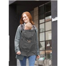 nsülar 嬰兒背帶斗篷 防風防水保暖罩, 加絨款 彩虹熊貓　 (現貨)